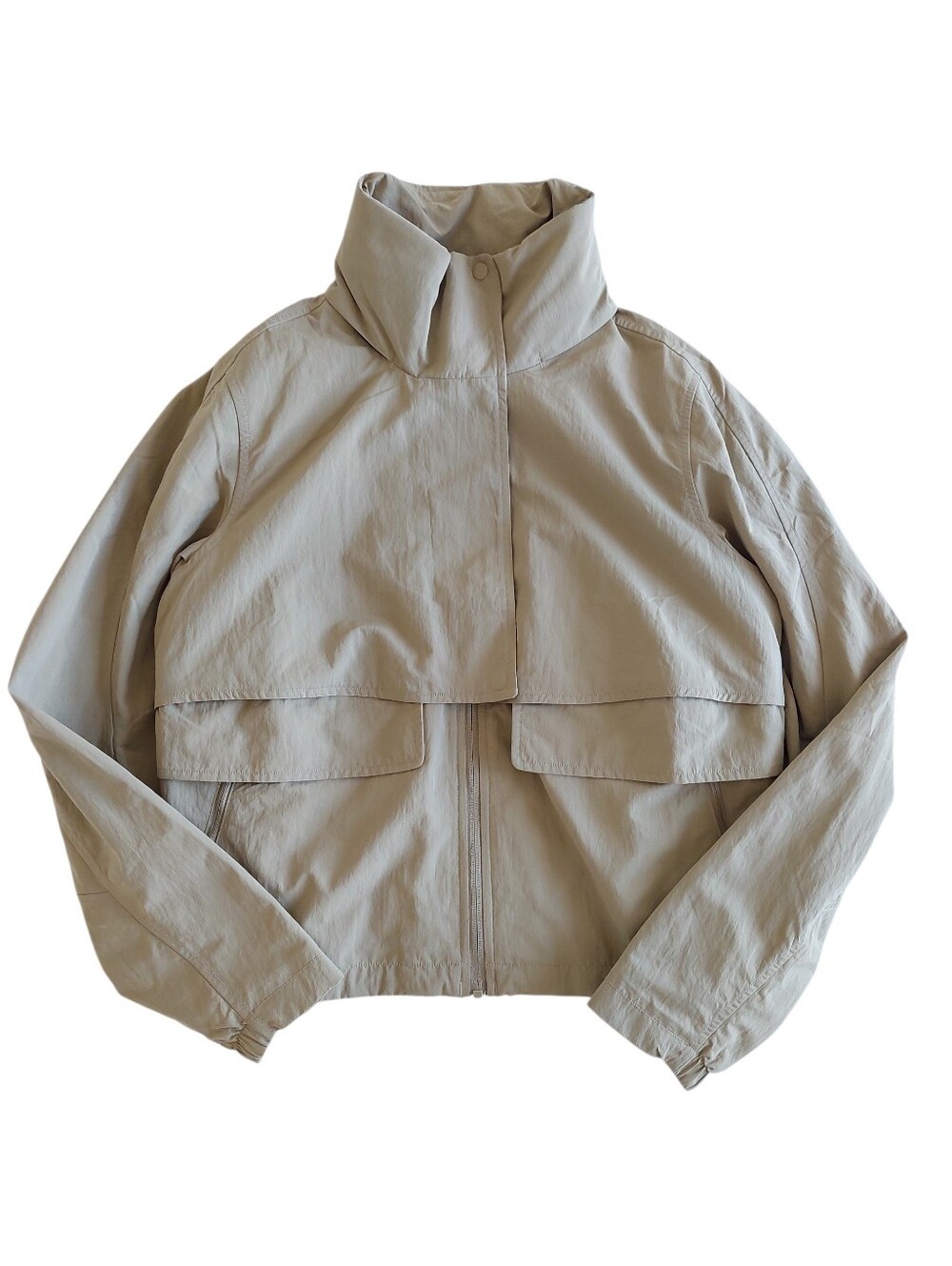 Lululemon Always Effortless Classic Fit Jacket Womens 6 S Beige Khaki Outerwear
